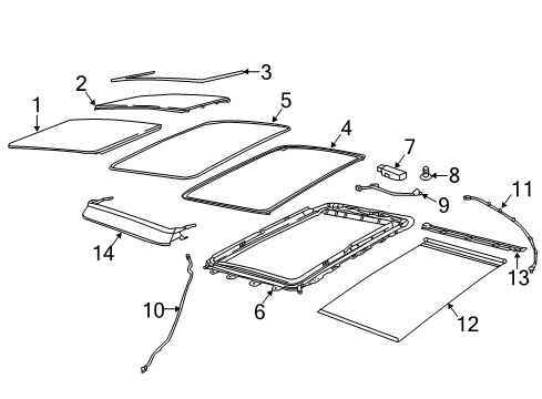 2022 Jeep Compass Sunroof Switch-SUNROOF Diagram for 6AC23DX9AA