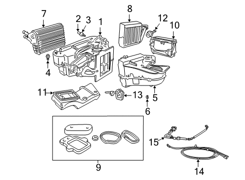 2005 Dodge Neon Air Conditioner Wiring-A/C And Heater Diagram for 4794840AB