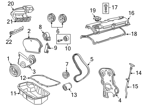 2009 Chrysler PT Cruiser Filters Filter-Air Diagram for 4891675AA