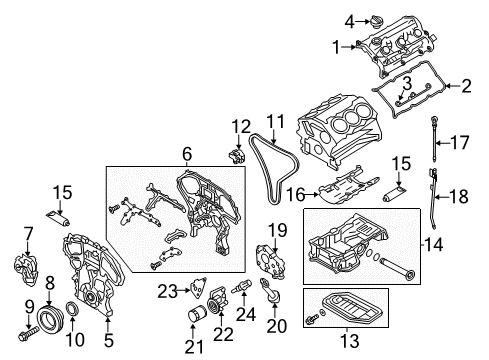 2011 Infiniti M37 Senders Fuel Gauge Sending Unit Diagram for 25060-1MA0B