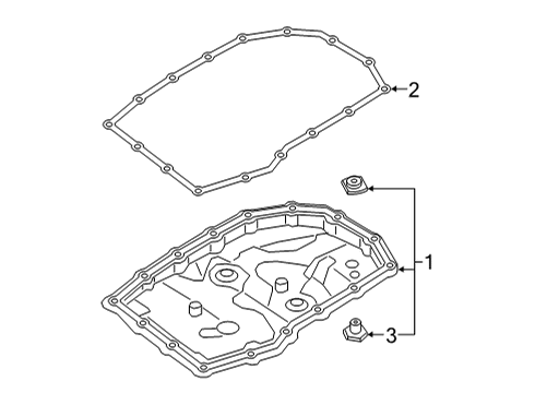 2021 Hyundai Elantra Case & Related Parts PLATE-DRIVE Diagram for 23211-2J000