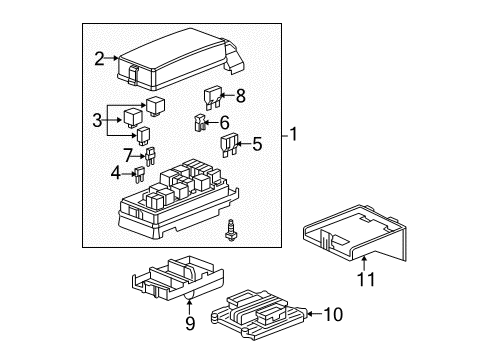 2009 Chevrolet Equinox Automatic Transaxle Transmission Controller Diagram for 24239062