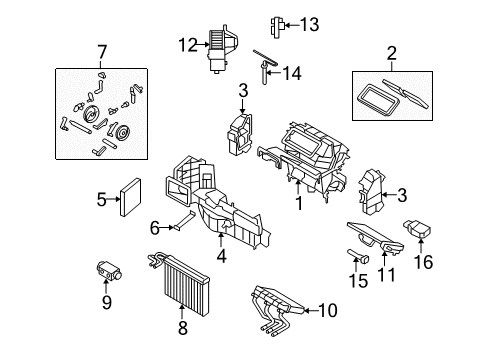 2012 BMW X5 Air Conditioner Suction Pipe Diagram for 64509182780