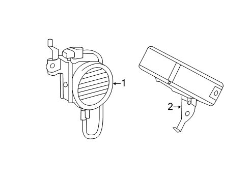 2016 Lexus ES300h Electrical Components Speaker Assembly, VEHICL Diagram for 86570-33080