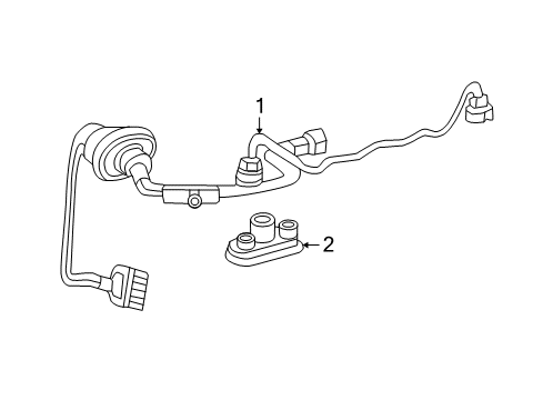 2018 Jeep Grand Cherokee Bulbs Wiring-License Lamp Diagram for 68340907AA