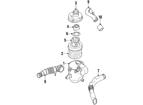 1985 Dodge Colt Filters Fuel (PURCH Assembly) Diagram for 4397737