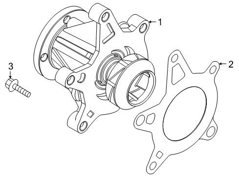 1995 Hyundai Elantra Fender & Components Front Wheel Guard Assembly, Left Diagram for 86811-28500