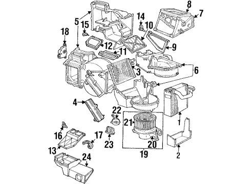 1997 Dodge Stratus Air Conditioner Line-A/C Discharge Diagram for 4610067