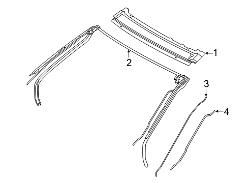 2019 BMW i8 Roof & Components WATER OUTLET HOSE Diagram for 51337478753