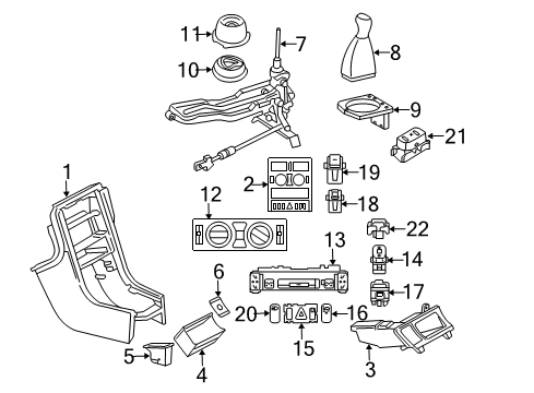 2005 Chrysler Crossfire Switches Switch-Stop Lamp Diagram for 5101496AD