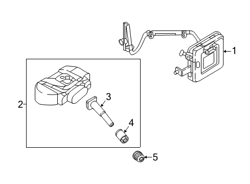 2020 Kia Sportage Controls - Instruments & Gauges Unit Assembly-BCM & RECE Diagram for 954A0D9BH0