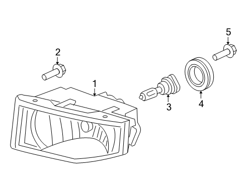 2006 Acura MDX Bulbs Screw, Tapping (3X8) Diagram for 93905-221J0