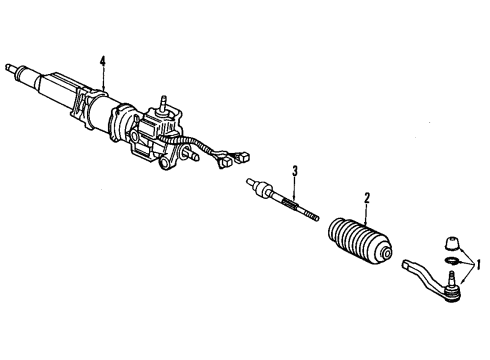 1991 Acura NSX Steering Column & Wheel, Steering Gear & Linkage Eps Unit Diagram for 39980-SL0-013