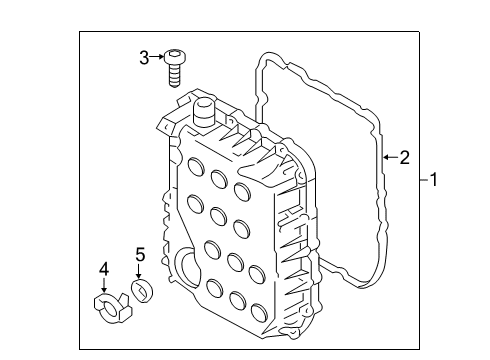 2020 Kia Telluride Case & Related Parts Crank Position SENSO Diagram for 232003L050