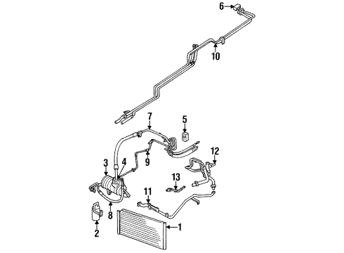 2000 Plymouth Voyager A/C Condenser, Compressor & Lines Valve-A/C Expansion Diagram for 4798682