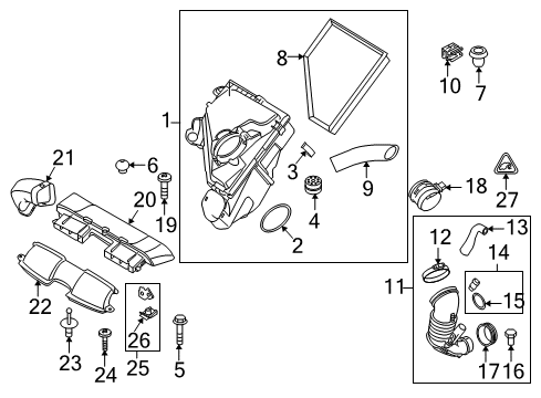 2009 BMW 335d Filters Plug-In Connection Bracket Diagram for 61139123604