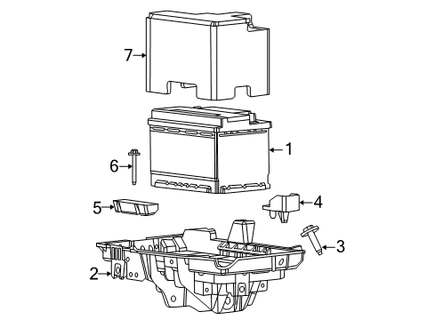 2014 Dodge Dart Battery Battery Negative Wiring Diagram for 68259481AA