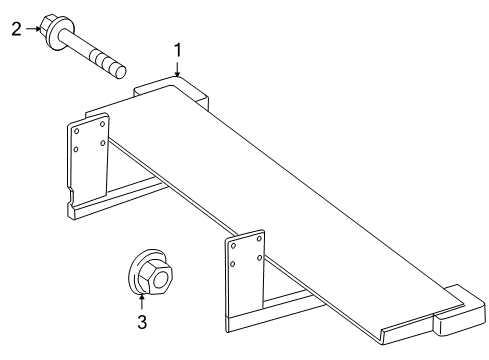 2007 Dodge Sprinter 3500 Step Assembly Screw Diagram for 6104245AA