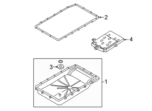 2021 Ford Bronco Case & Related Parts Manual Shaft Seal Diagram for HL3Z-7F337-A