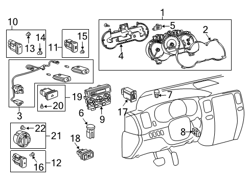 2008 Toyota 4Runner Back Door Lock Diagram for 69110-35090