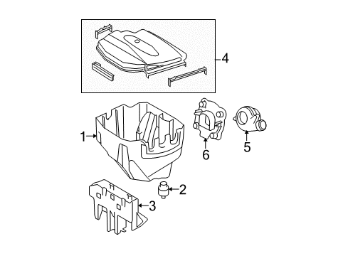 2011 BMW M3 Electrical Components Stop Buffer Diagram for 12907537064