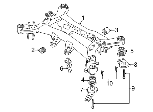 2020 BMW Z4 Rear Suspension Mounting STONE-CHIP GUARD RIGHT REAR Diagram for 33306888060
