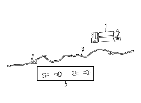 2018 Ram 3500 Electrical Components Park Assist Diagram for 04672641AC