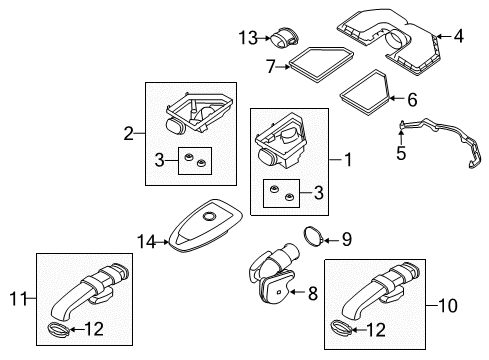 2010 BMW X5 Powertrain Control Rubber Mounting Diagram for 13717556536