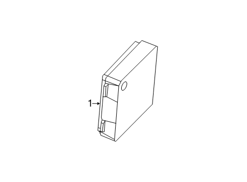 2011 Lincoln MKX Electrical Components Blind Spot Radar Diagram for BT4Z-14C689-A