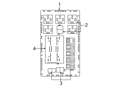 2010 Jeep Commander Electrical Components Electrical Relay Block Diagram for 68039118AA