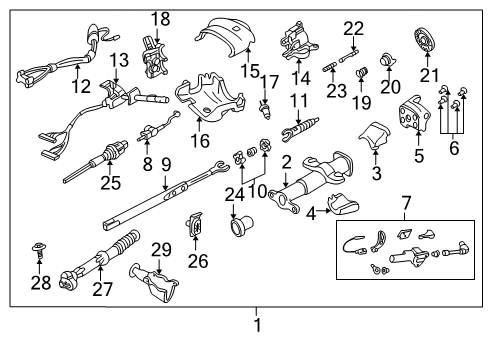 1999 GMC Jimmy Switches Turn/Wiper Switch Diagram for 26100838