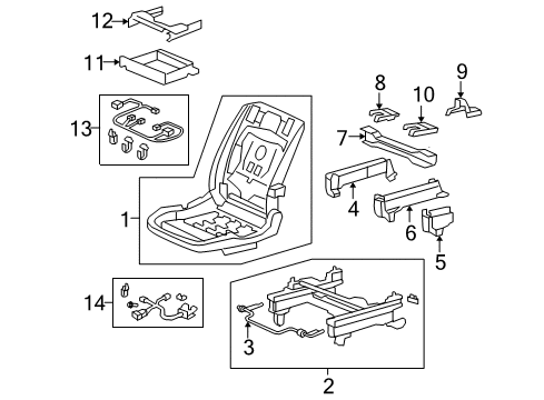 2007 Honda CR-V Tracks & Components Slide Assy., SWS Diagram for 81166-SWA-A21