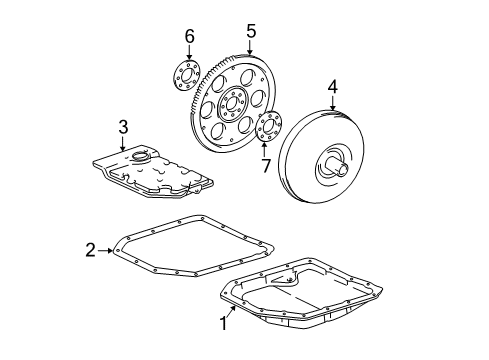 2005 Toyota Solara Automatic Transmission Strainer Diagram for 35330-08010