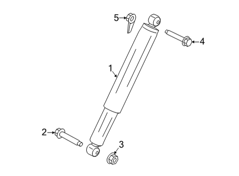 2022 Ford F-150 Shocks & Components - Rear Shock Retainer Nut Diagram for -W720200-S440