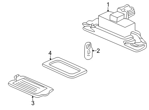 2011 Acura TL Bulbs Gasket Diagram for 34103-S82-A11