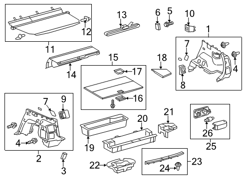 2016 Toyota Prius V Bulbs Run Lamp Bulb Diagram for 90981-15024