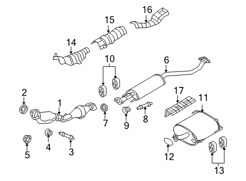 2012 Nissan Cube Exhaust Components INSULATOR-Heat Trunk Floor Diagram for 74772-1FC0A