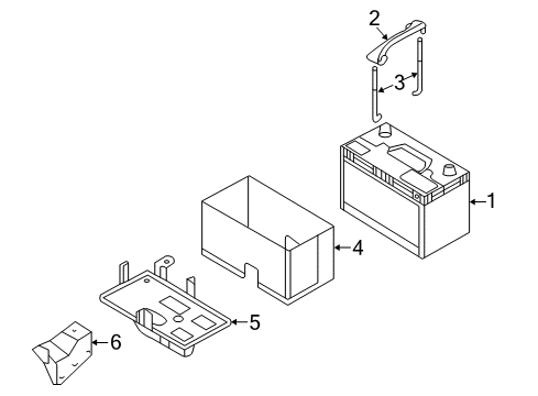 2006 Kia Sedona Battery Battery Wiring Assembly Diagram for 918554D000