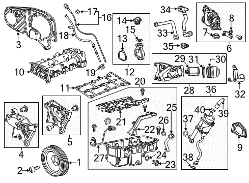 2015 Chevrolet Cruze Senders Fuel Gauge Sending Unit Diagram for 13510666