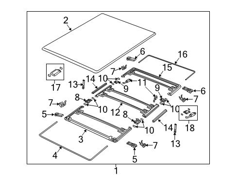 2021 Ram 2500 Exterior Trim - Pick Up Box Seal-TONNEAU Cover Diagram for 68229464AA