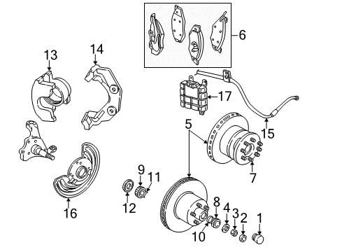 1995 Dodge B3500 Anti-Lock Brakes Sensor-Brake Rear Anti-Lock Diagram for 4485165