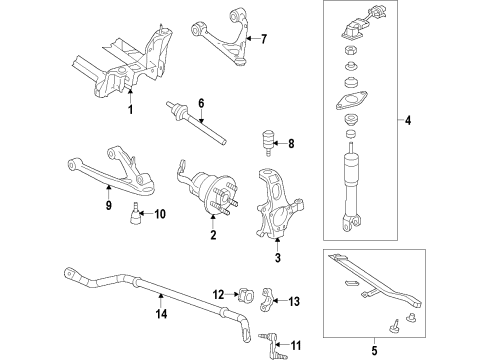 2017 Chevrolet Corvette Rear Suspension, Lower Control Arm, Upper Control Arm, Ride Control, Stabilizer Bar, Suspension Components Shock Diagram for 84513884