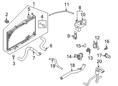 2003 Dodge Stratus Powertrain Control Powertrain Control Generic Module Diagram for R4896302AD