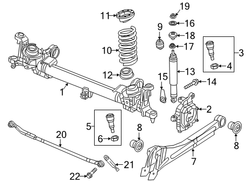 2019 Ram 3500 Shocks & Suspension Components - Front Front Coil Spring Left Diagram for 68364561AA