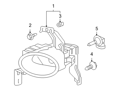 2007 Acura RL Fog Lamps Tapping, Special (5X18) Diagram for 90103-SFY-000