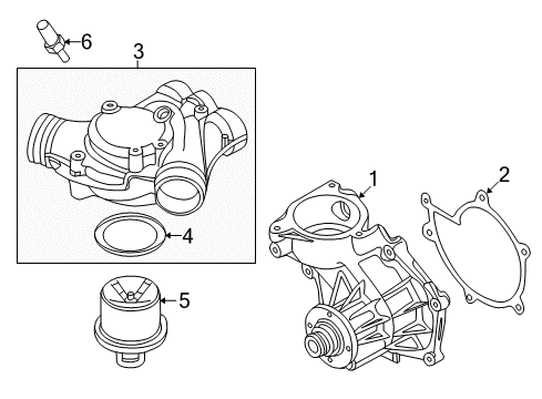 2000 BMW M5 Senders Gasket Steel Diagram for 11511406765