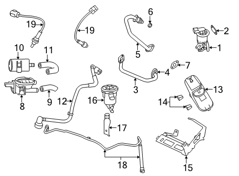 2006 Chrysler 300 EGR System Egr Tube Flange Gasket Diagram for 4591218