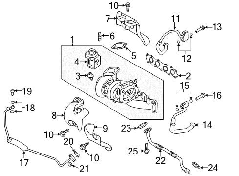 2016 Kia Sorento Turbocharger Extension Wire Diagram for 394102GTA0