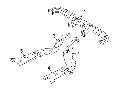 2021 Kia Rio Ducts Connector Assembly-Heater Diagram for 97470H9000