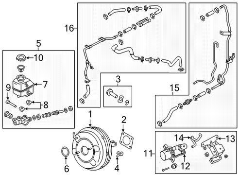 2019 Genesis G80 Hydraulic System Hose Assembly-Intensifier Diagram for 59120-D2000
